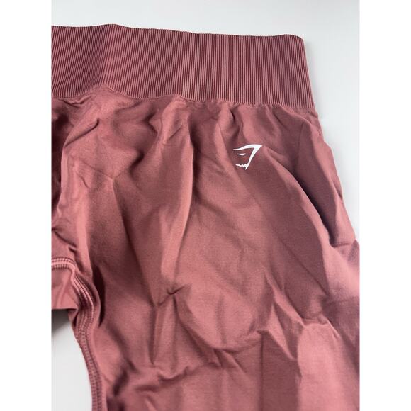 Gymshark Everyday Seamless Leggings Women's XL Activewear Workout Body Fit Red - Picture 2 of 7